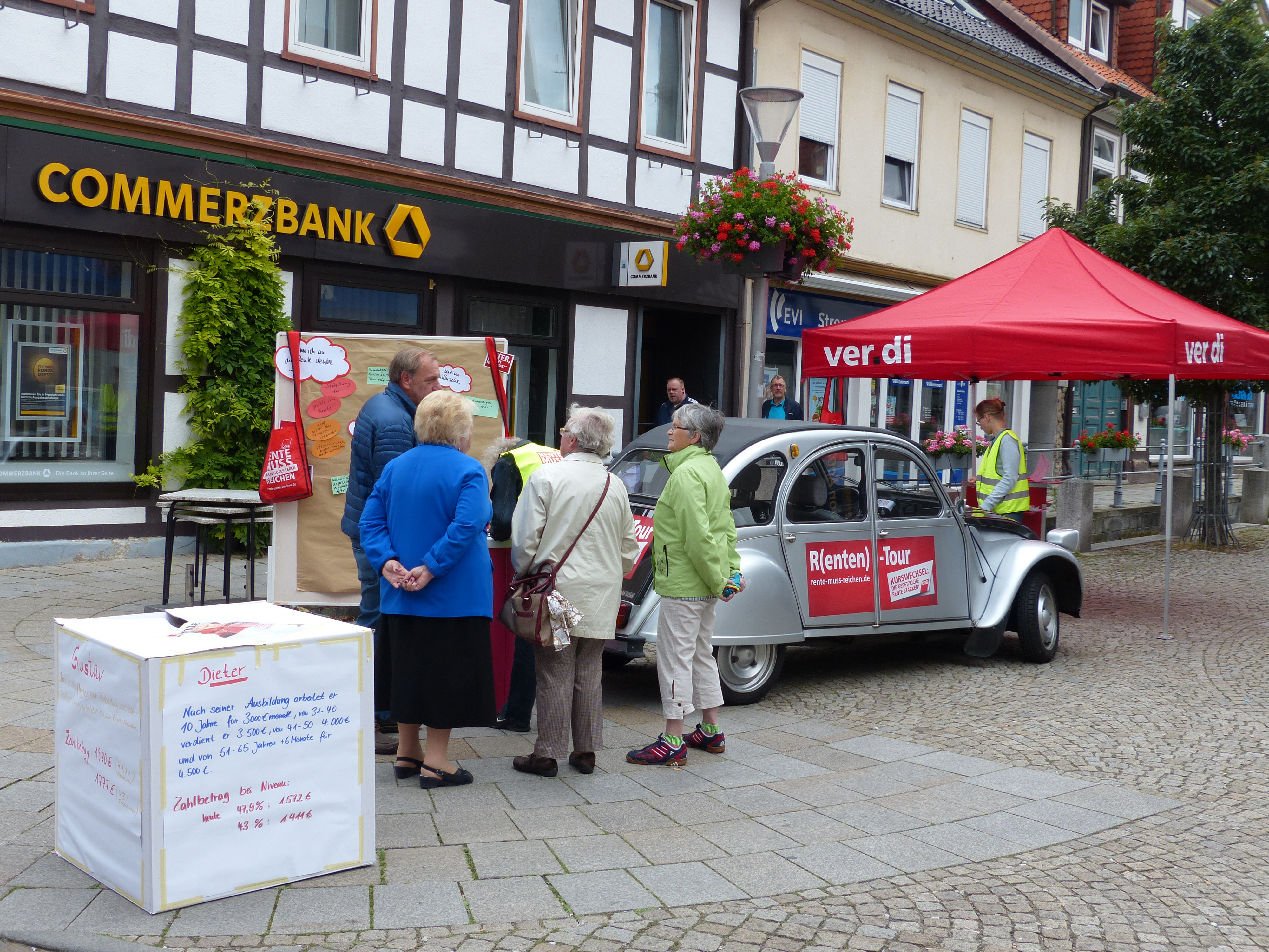 Rentenaktion Ver Di Am 17 06 In Alfeld R Ente De